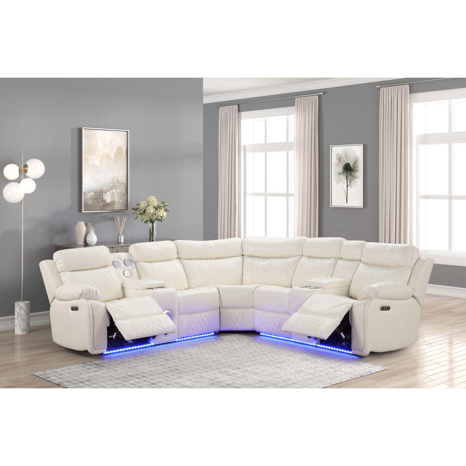 Generation Trade Bravo 650134 Sectional - White IMAGE 2