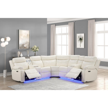 Generation Trade Bravo 650134 Sectional - White IMAGE 2