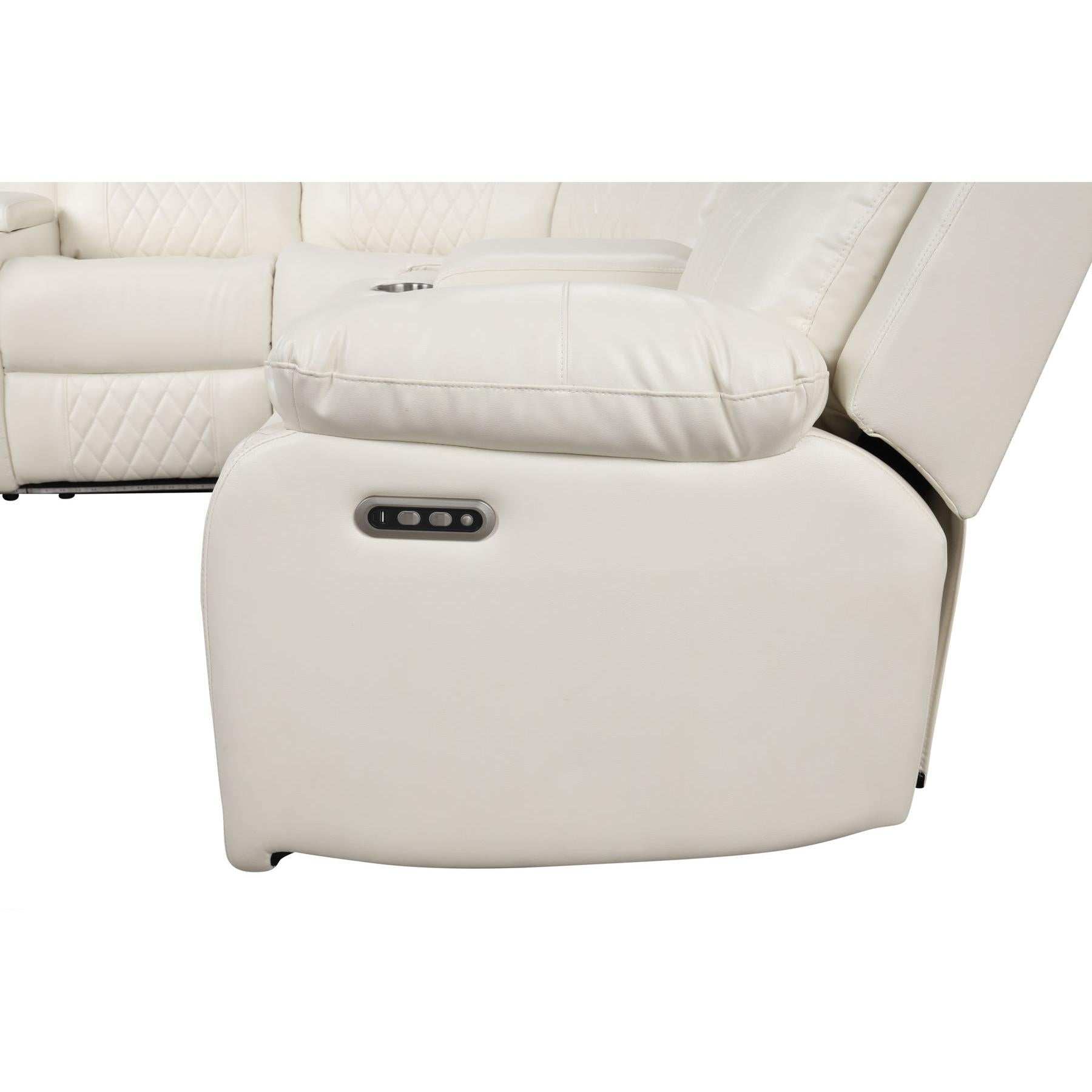 Generation Trade Bravo 650134 Sectional - White IMAGE 3