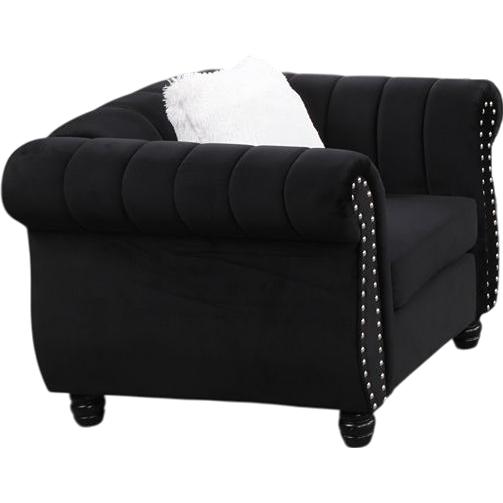 Generation Trade Crescent 587722 Chair - Black IMAGE 1