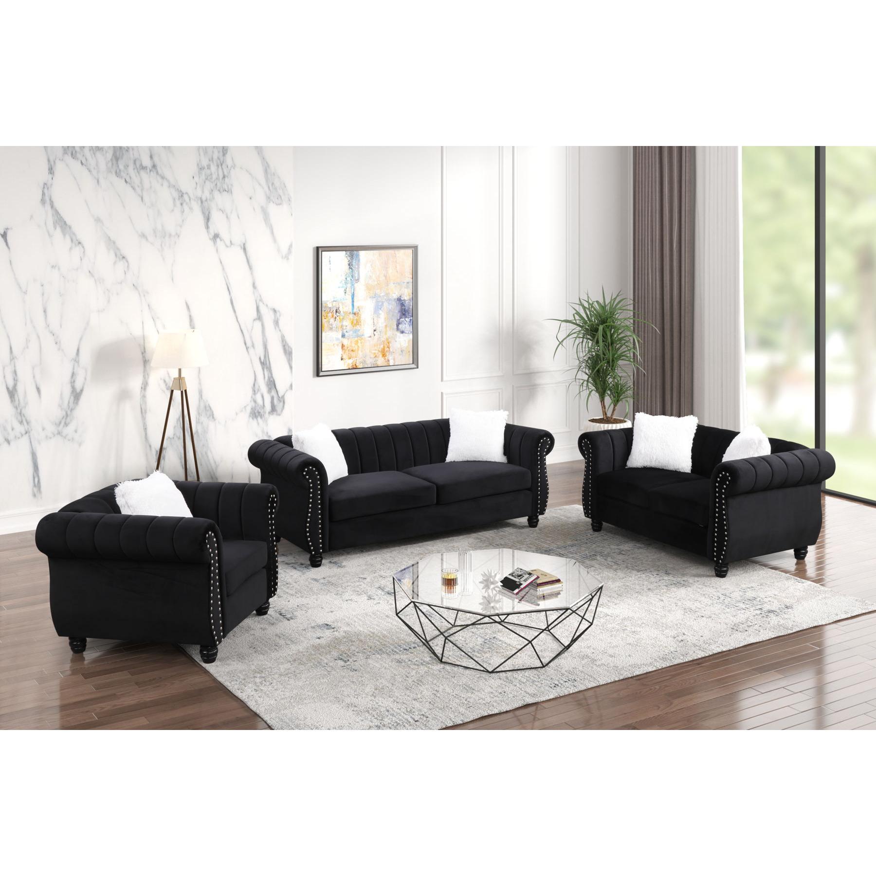 Generation Trade Crescent 587722 Chair - Black IMAGE 2