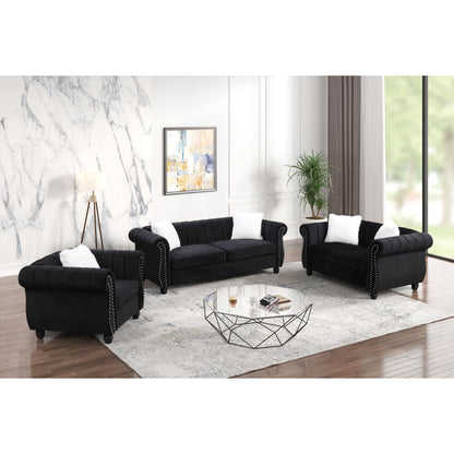 Generation Trade Crescent 587722 Chair - Black IMAGE 2
