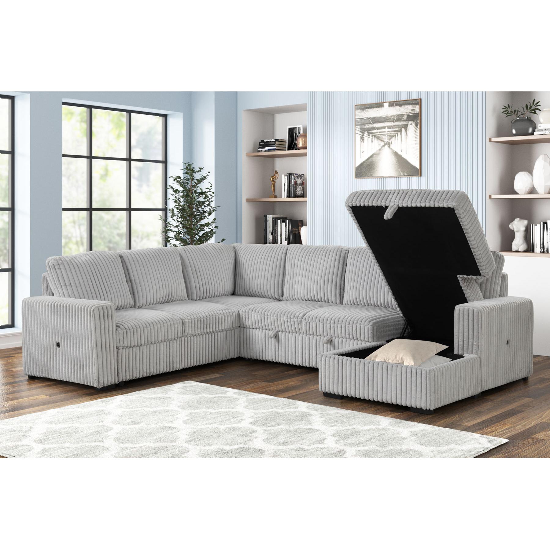 Generation Trade Divine 582033 Sectional - Grey IMAGE 1