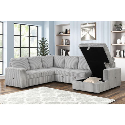 Generation Trade Divine 582033 Sectional - Grey IMAGE 1