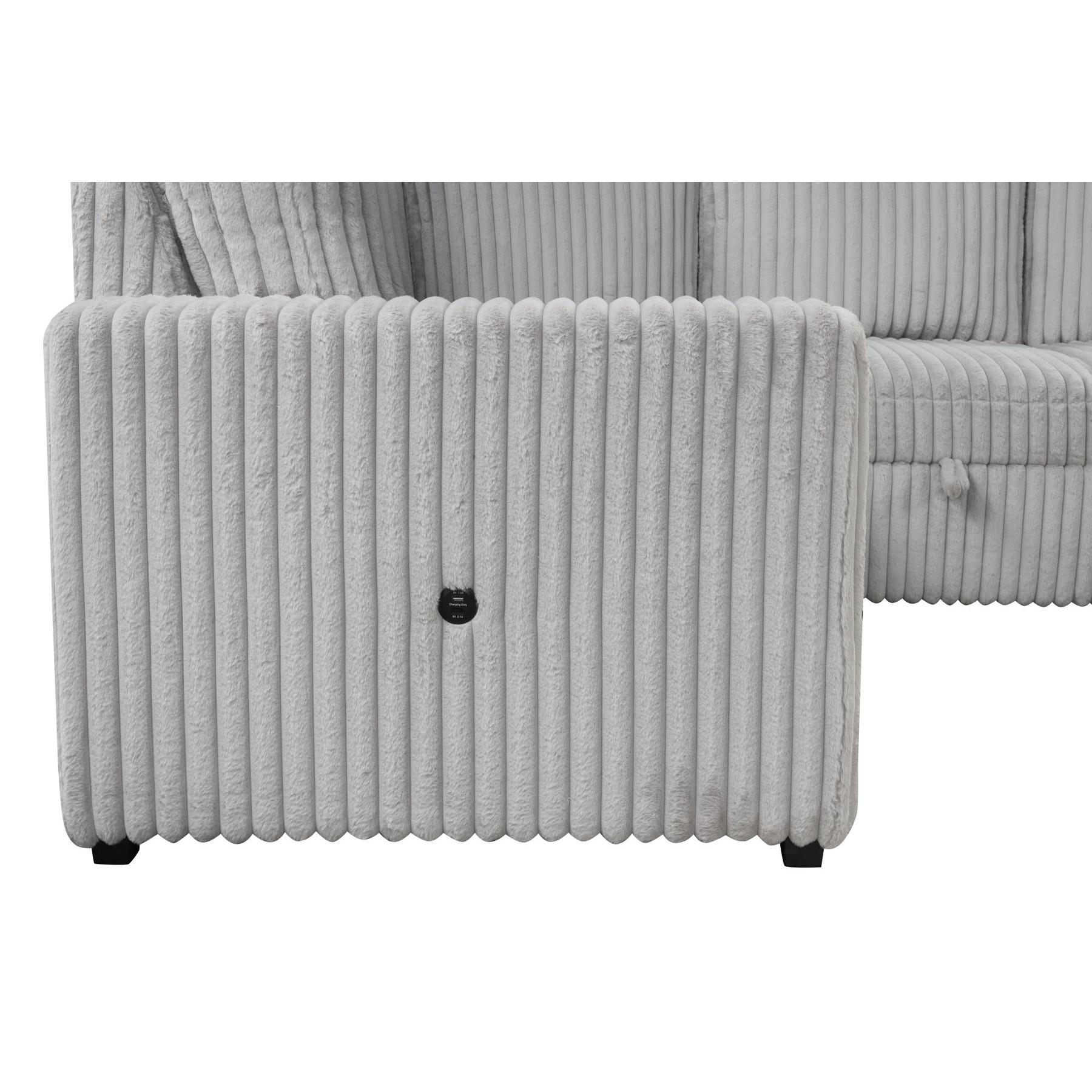 Generation Trade Divine 582033 Sectional - Grey IMAGE 3