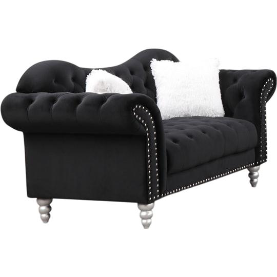 Generation Trade Equinox 588261 Loveseat - Black IMAGE 1