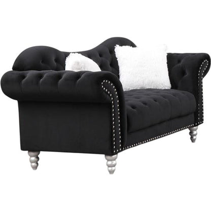Generation Trade Equinox 588261 Loveseat - Black IMAGE 1