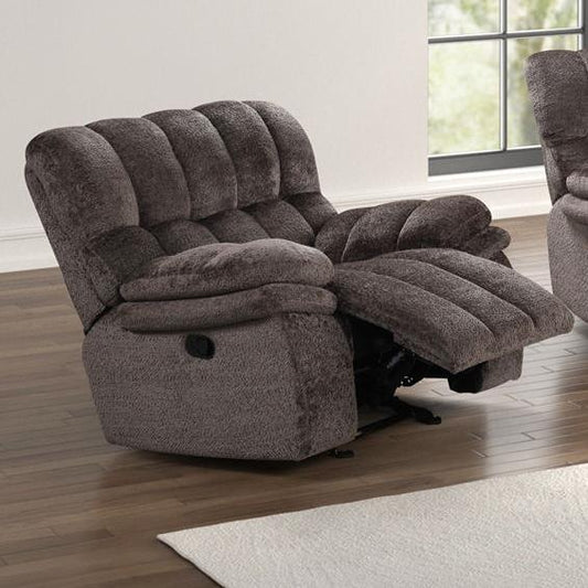 Generation Trade Everest 677342 Glider Recliner - Chocolate IMAGE 1