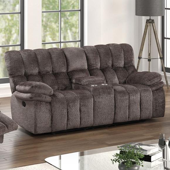 Generation Trade Everest 677341 Console Loveseat - Chocolate IMAGE 1