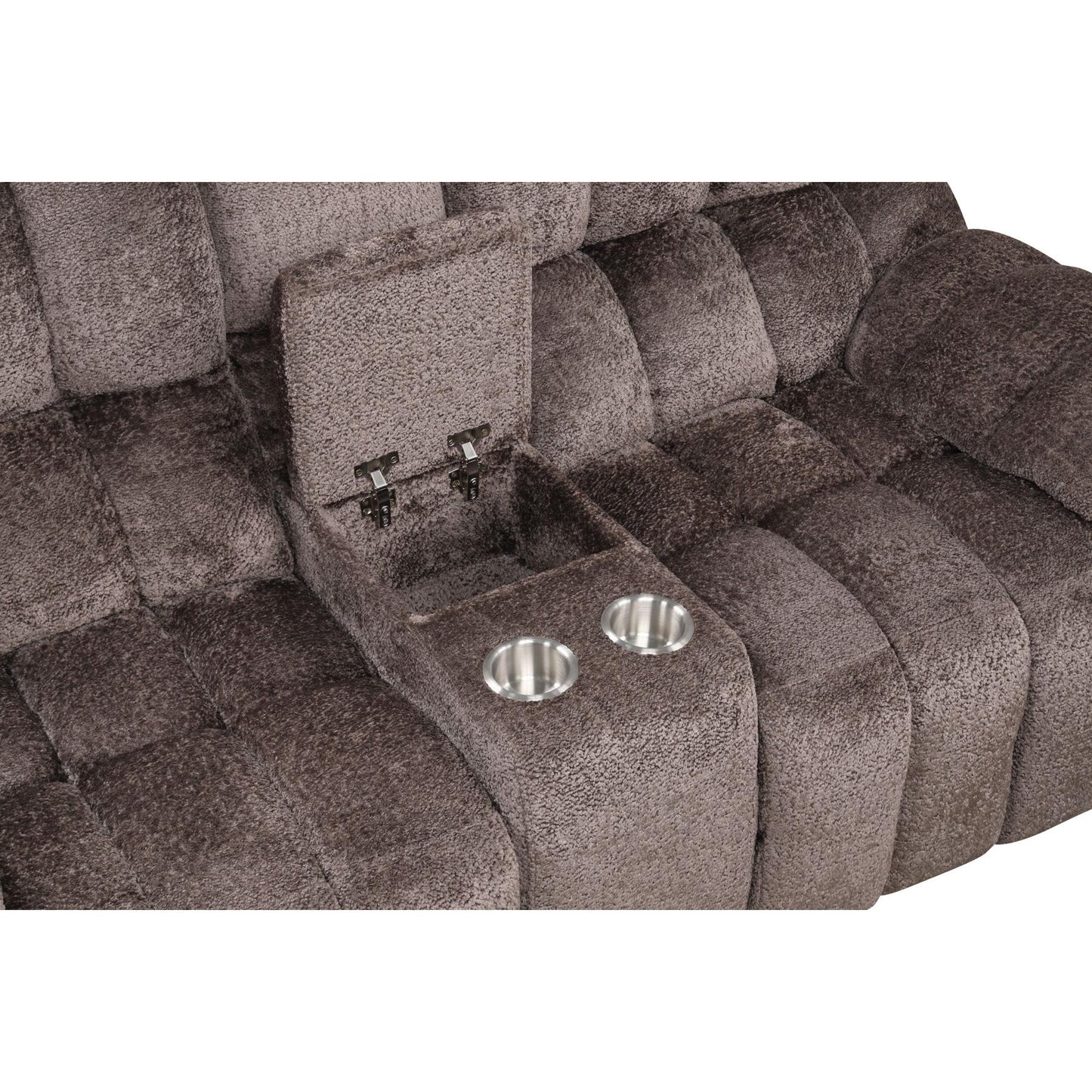 Generation Trade Everest 677341 Console Loveseat - Chocolate IMAGE 3