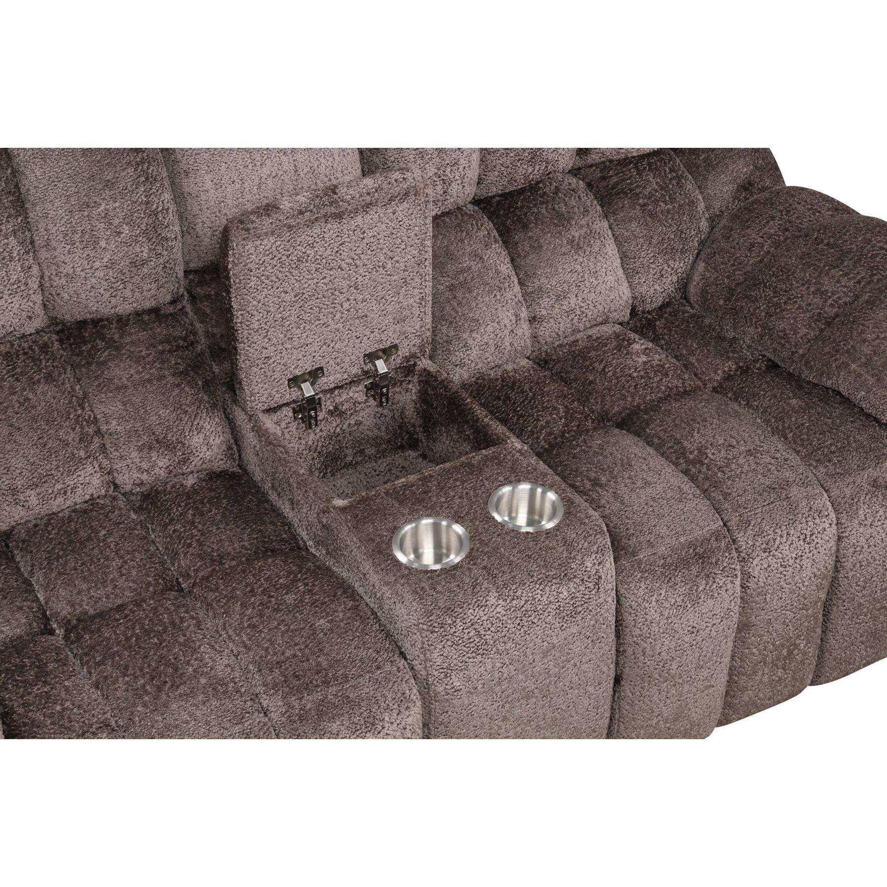 Generation Trade Everest 677341 Console Loveseat - Chocolate IMAGE 3