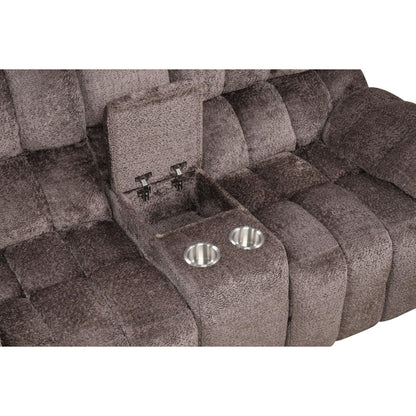 Generation Trade Everest 677341 Console Loveseat - Chocolate IMAGE 3