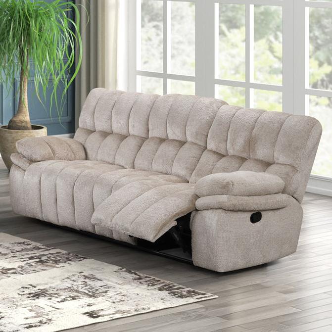 Generation Trade Everest 677520 Sofa with Drop Down Table - Beige IMAGE 1
