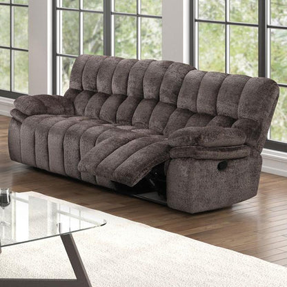 Generation Trade Everest 677340 Sofa with Drop Down Table - Chocolate IMAGE 1