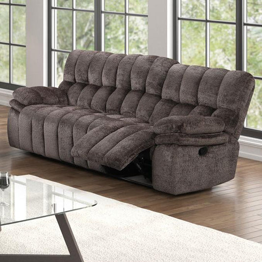 Generation Trade Everest 677340 Sofa with Drop Down Table - Chocolate IMAGE 1