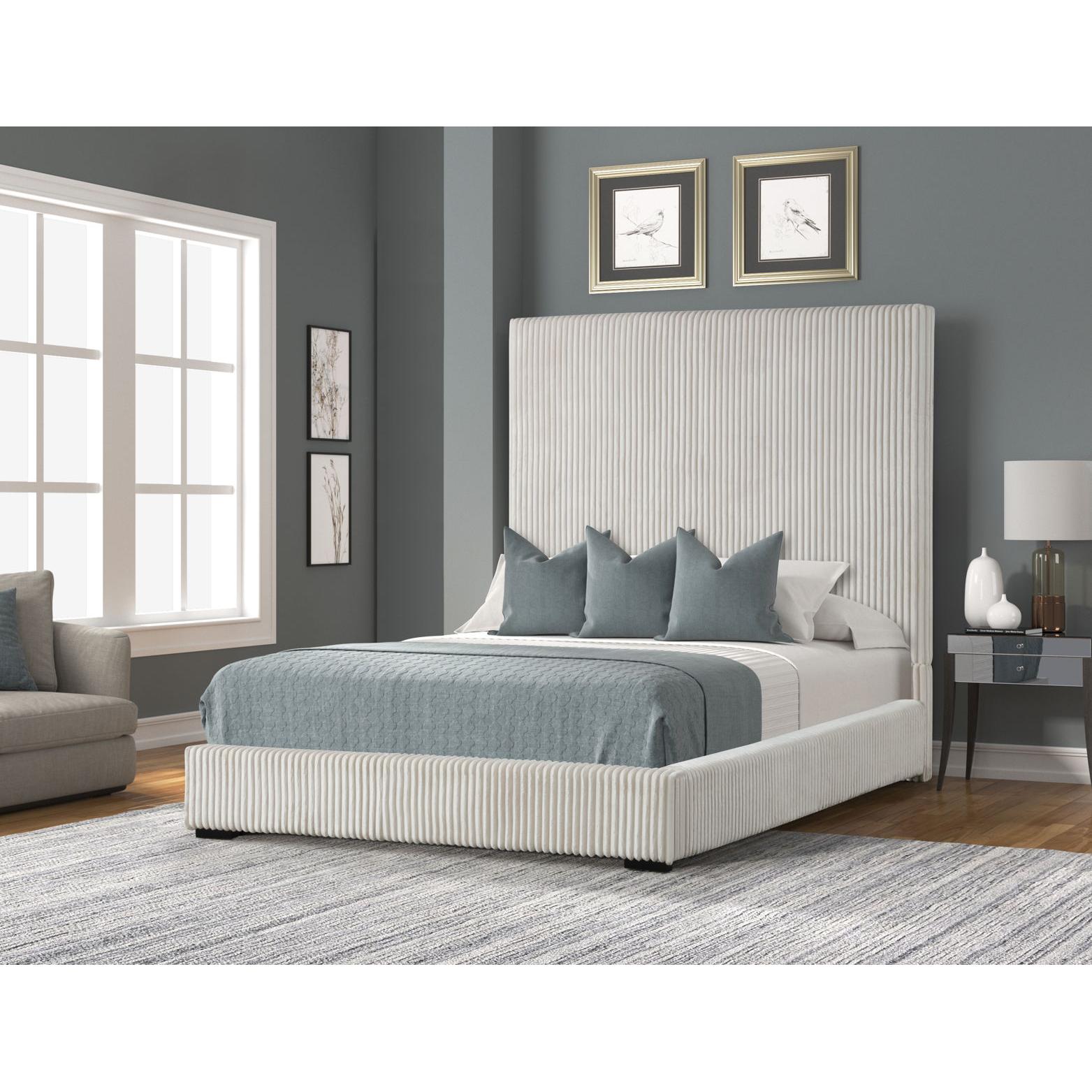 Generation Trade Sally 155341 King Bed - Cream IMAGE 1