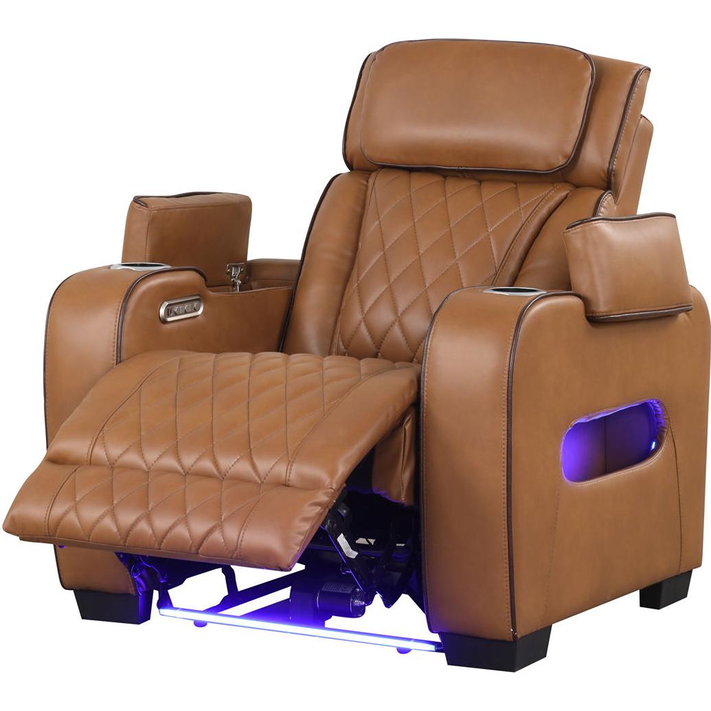Generation Trade Titan 668392 Recliner - Brown IMAGE 1