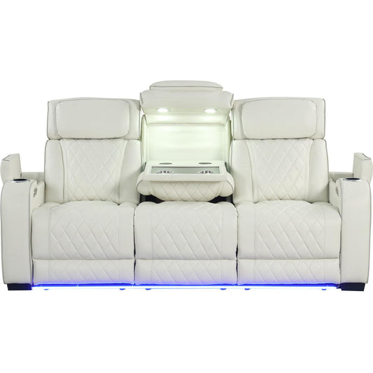 Generation Trade Titan 668190 Power Reclining Sofa - White IMAGE 1