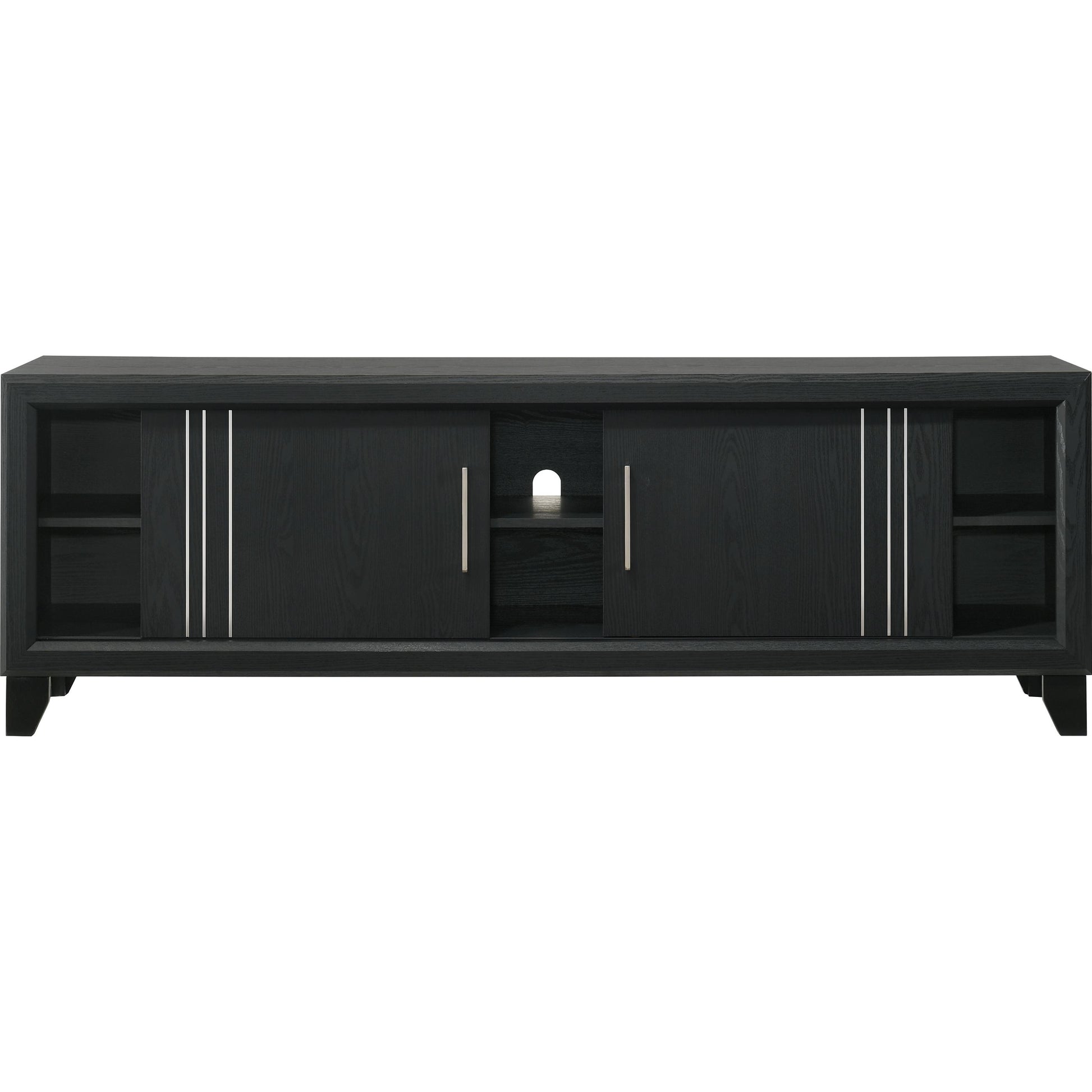  Crown Mark Charlie B9235-9 TV Stand - Charcoal IMAGE 3
