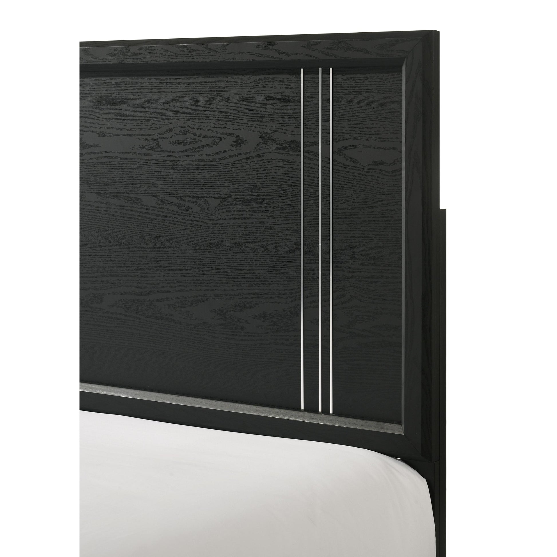  Crown Mark Charlie B9235-Q Queen Bed - Charcoal IMAGE 5