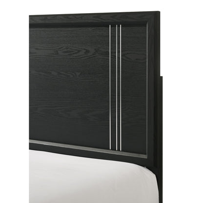  Crown Mark Charlie B9235-Q Queen Bed - Charcoal IMAGE 5
