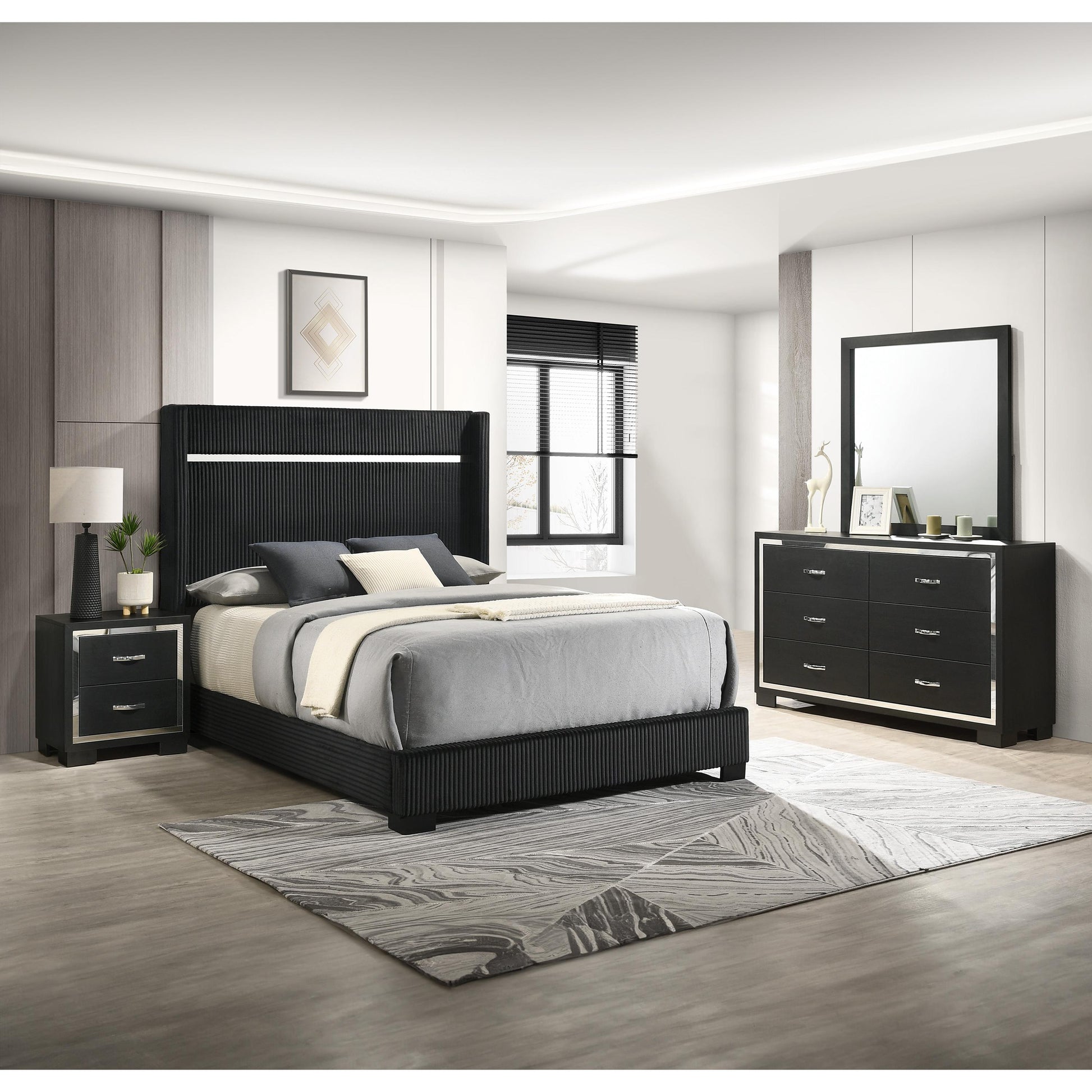 Crown Mark Gennro B9295-Q Queen Bed IMAGE 4