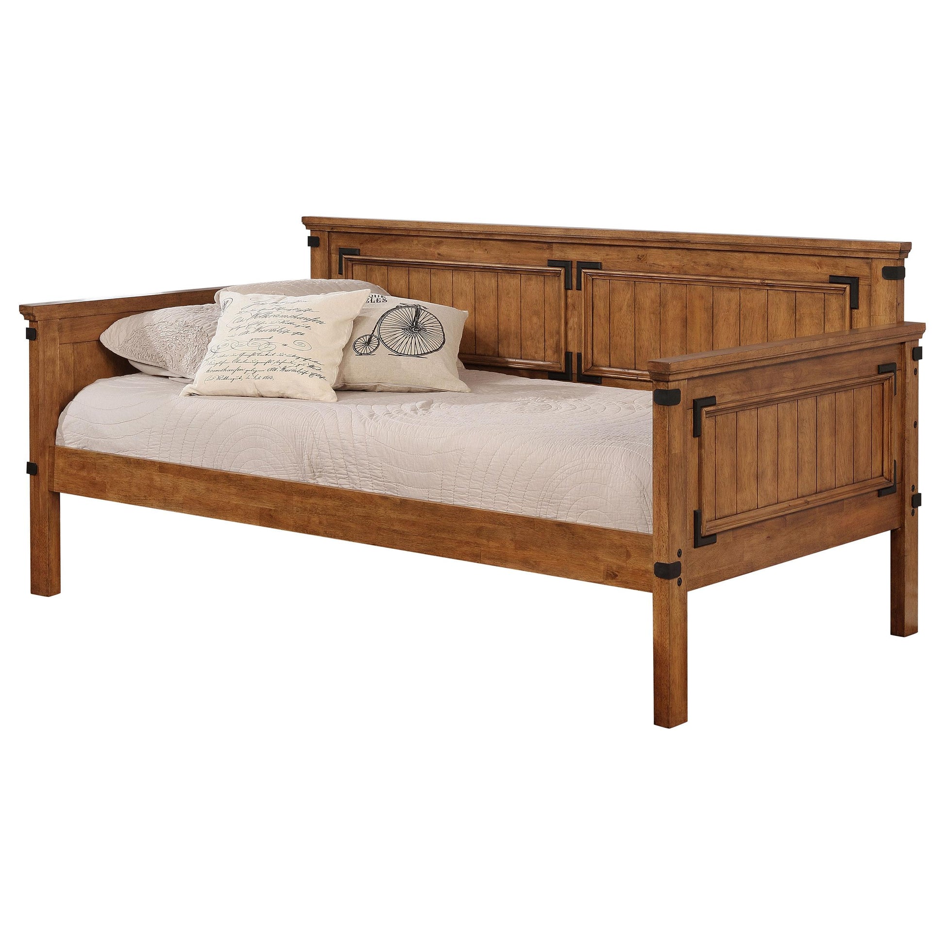  Coaster Furniture Oakdale 300675-SET Twin Daybed with Trundle - Rustic Honey IMAGE 3