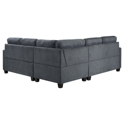 Coaster Furniture Georgina Fabric 3 pc Sectional 551701-SETA IMAGE 4