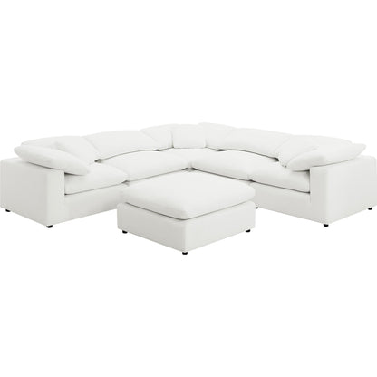  Coaster Furniture Raleigh 551751-SETA 6 pc Boucle Upholstered Modular Sectional - Ivory IMAGE 1