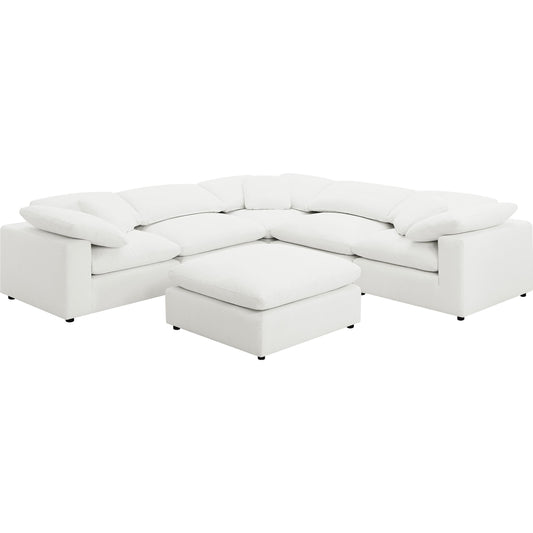  Coaster Furniture Raleigh 551751-SETA 6 pc Boucle Upholstered Modular Sectional - Ivory IMAGE 1