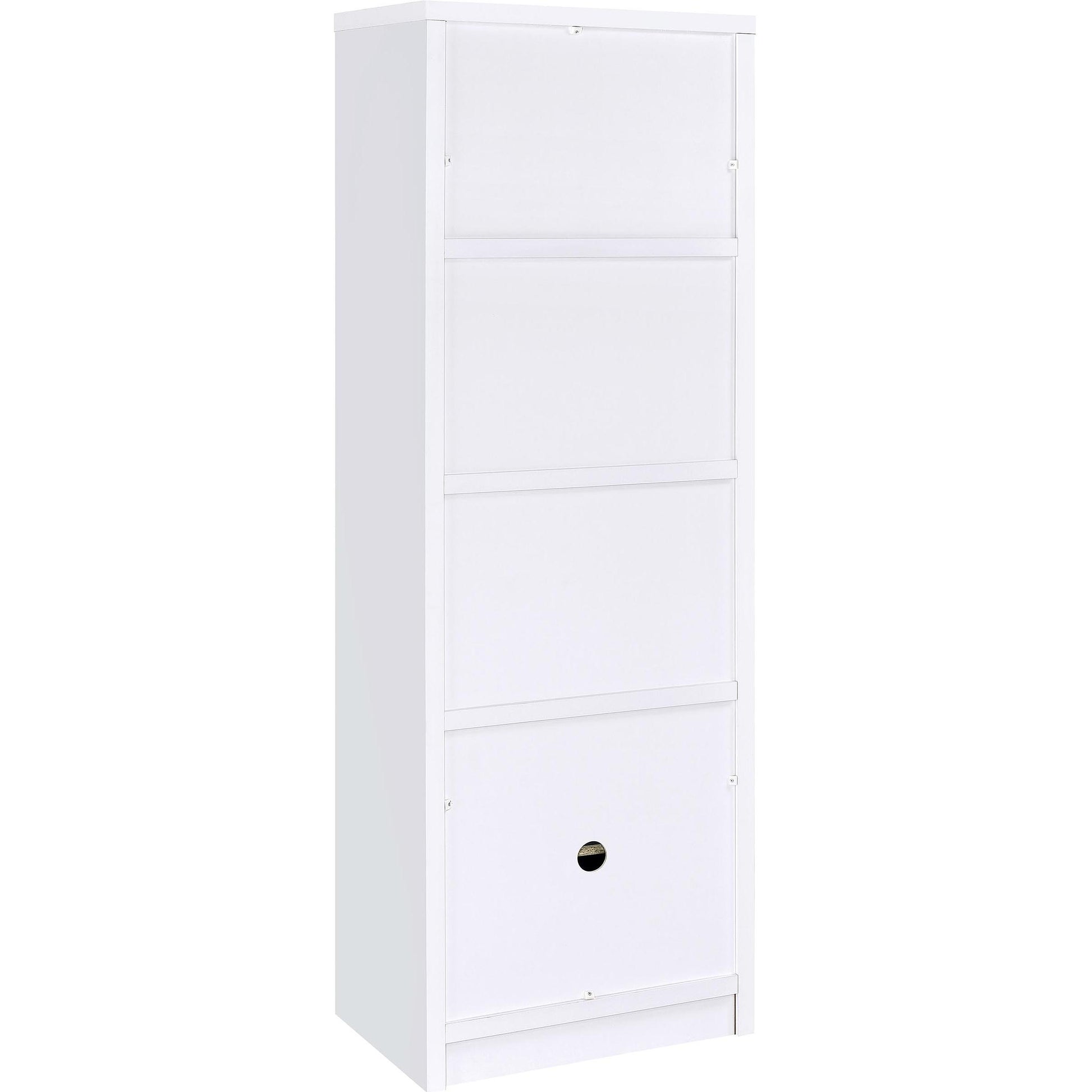  Coaster Furniture Laughlin 724113-SET 3-piece Entertainment Center TV Stand - White IMAGE 14
