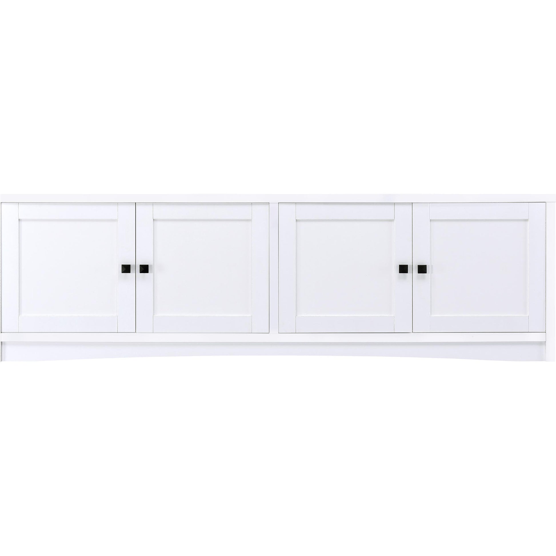  Coaster Furniture Laughlin 724113-SET 3-piece Entertainment Center TV Stand - White IMAGE 6