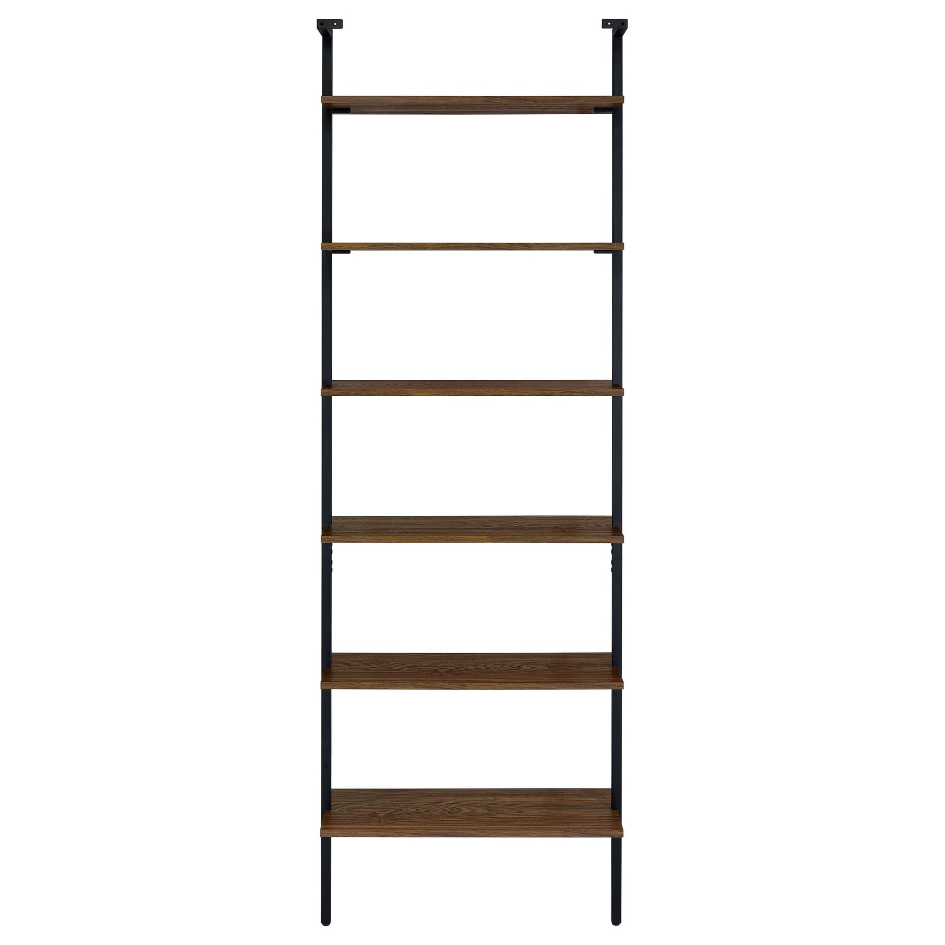  Coaster Furniture Owens 980074-S3 3-piece 96-inch Wall Mounted Bookshelf Set - Walnut IMAGE 15
