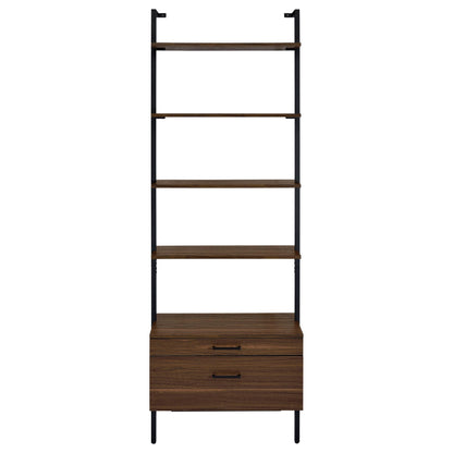  Coaster Furniture Owens 980074-S3 3-piece 96-inch Wall Mounted Bookshelf Set - Walnut IMAGE 5
