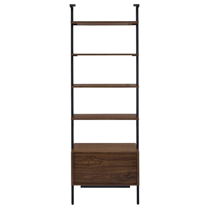 Coaster Furniture Owens 980074-S3 3-piece 96-inch Wall Mounted Bookshelf Set - Walnut IMAGE 9