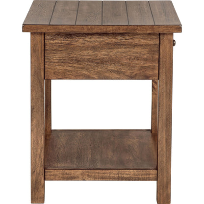  Coaster Furniture Payne 710548-S3 3-piece Coffee and 1-drawer End Table Set - Brown IMAGE 5