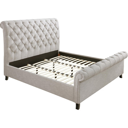  Crown Mark Kate 5103LG Queen Platform Bed - Light Grey Tweed IMAGE 3