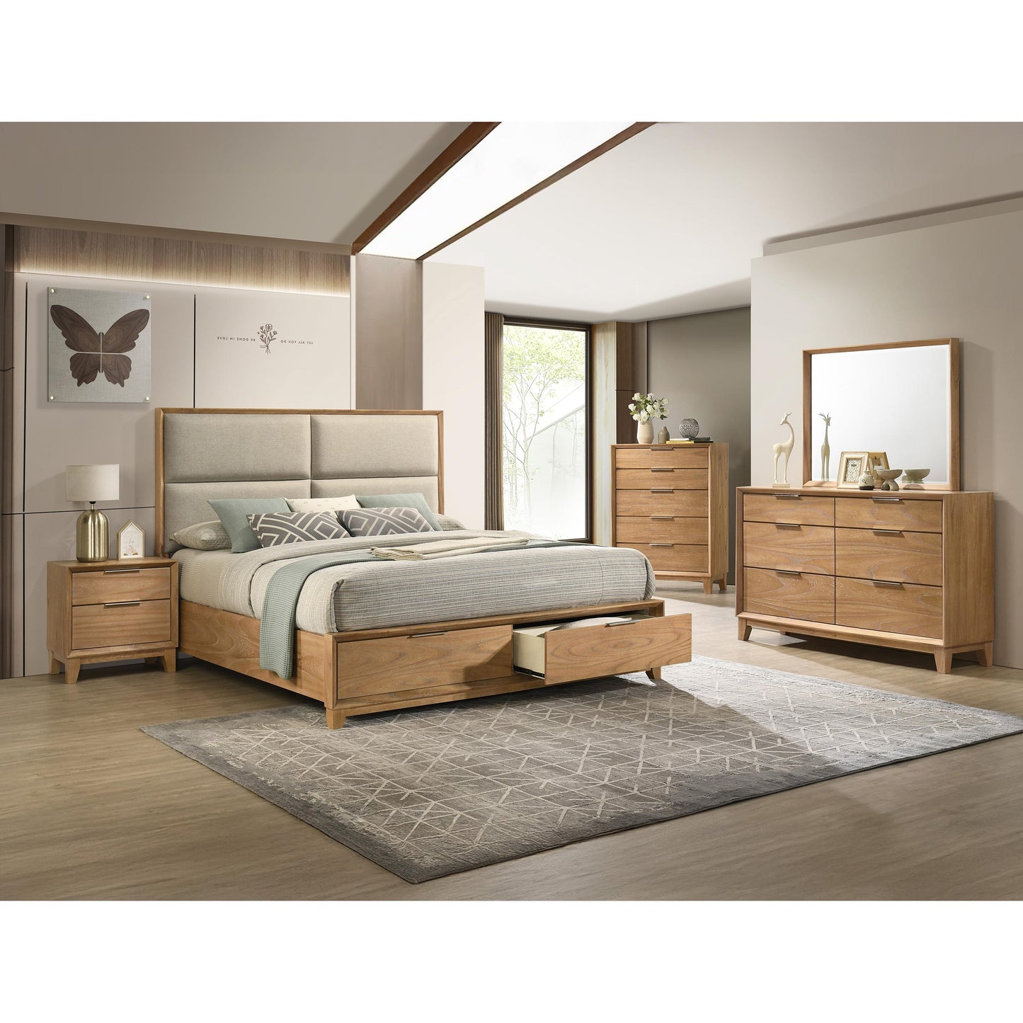  Crown Mark Florian B6572-Q Queen Platform Bed with Storage IMAGE 4
