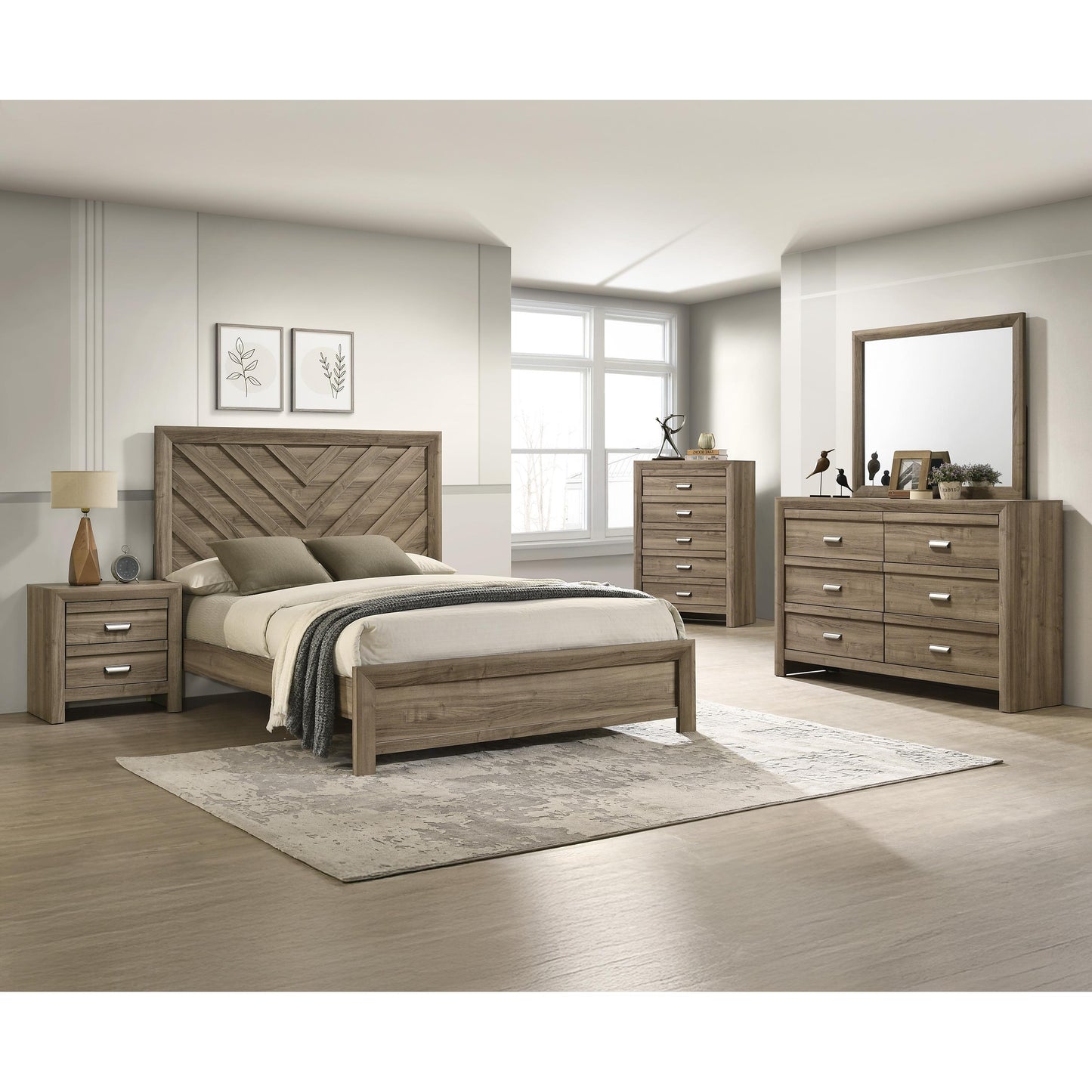  Crown Mark Valor 2-Drawer Nightstand B9332-2 IMAGE 2