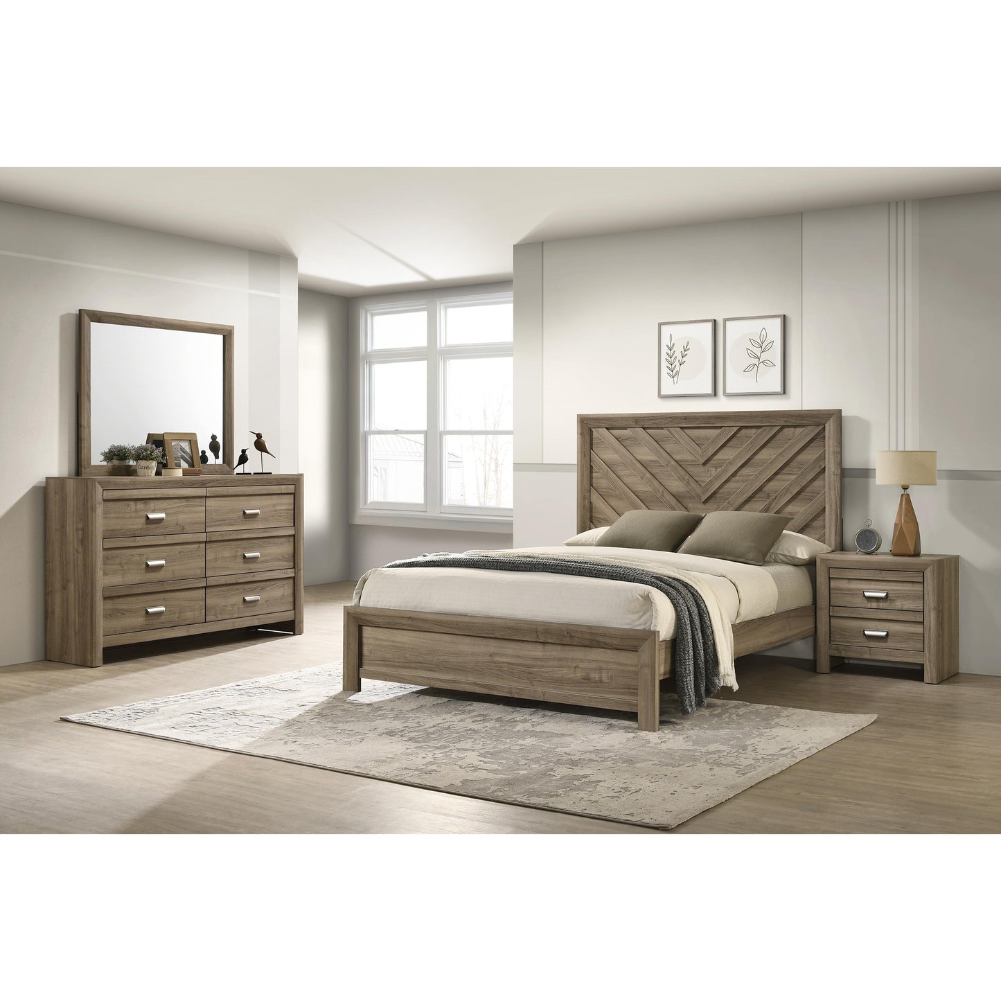  Crown Mark Valor 2-Drawer Nightstand B9332-2 IMAGE 3
