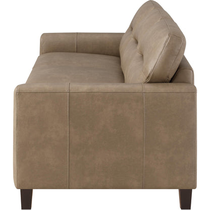  Coaster Furniture Scotland 504667 Faux Leather Upholstered Track Arm Sofa - Brown IMAGE 5