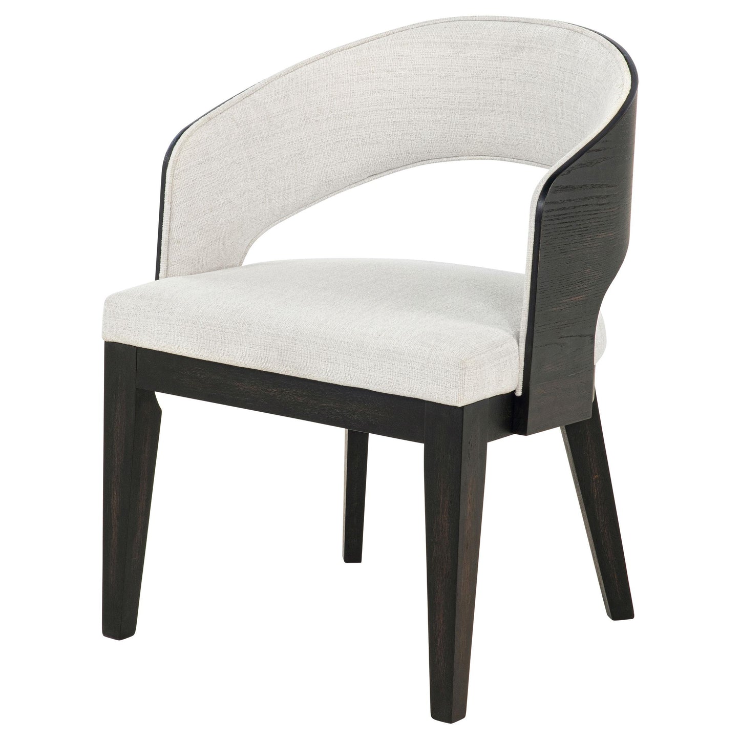  Coaster Furniture Leandro 115393 Set of 2 Upholstered Dining Arm Chair - Cream IMAGE 5