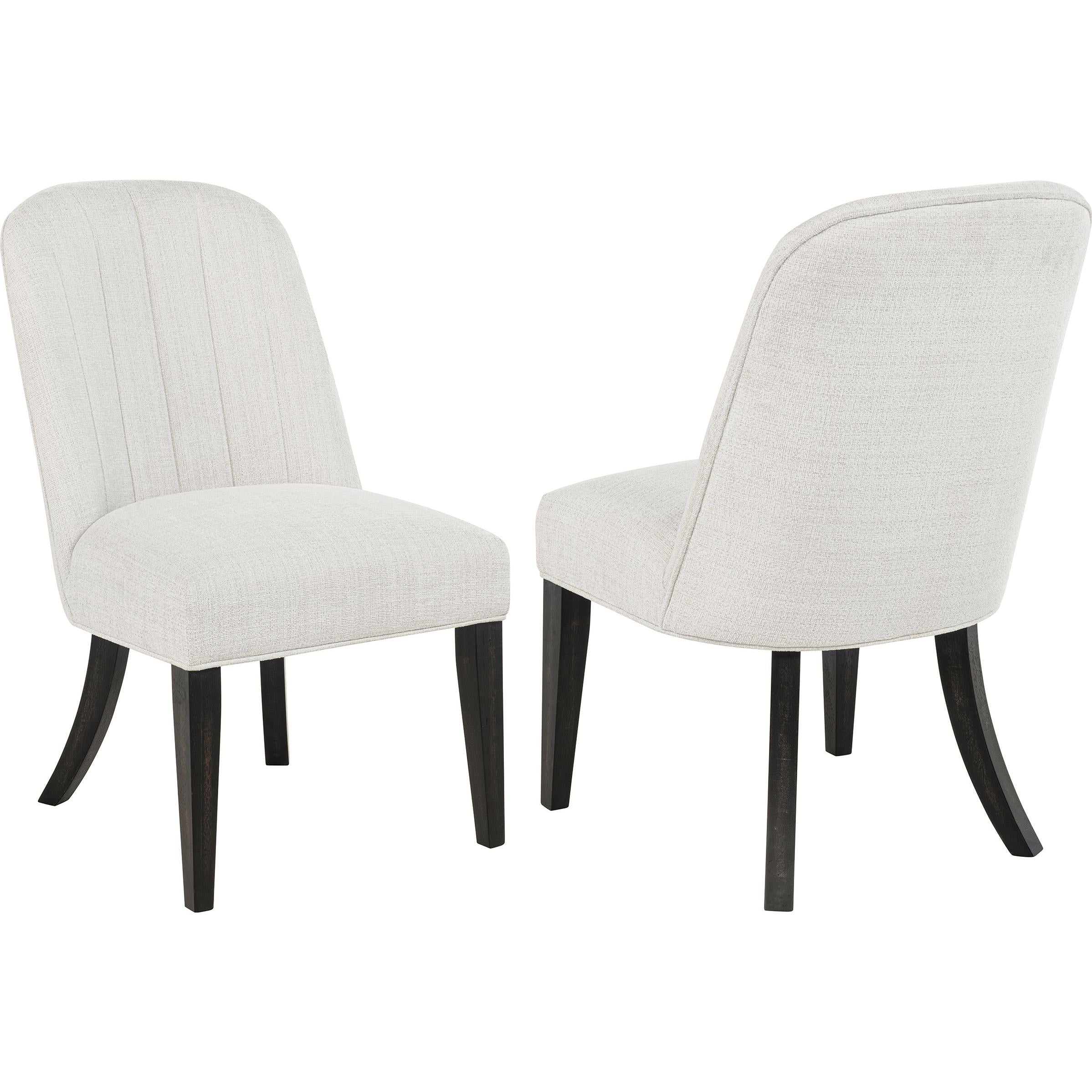  Coaster Furniture Leandro 115392 Set of 2 Upholstered Dining Side Chair - Cream IMAGE 1