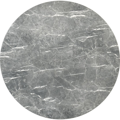  Coaster Furniture Franklin 193820 50-inch Round Dining Table - Grey/Dark Brown IMAGE 3