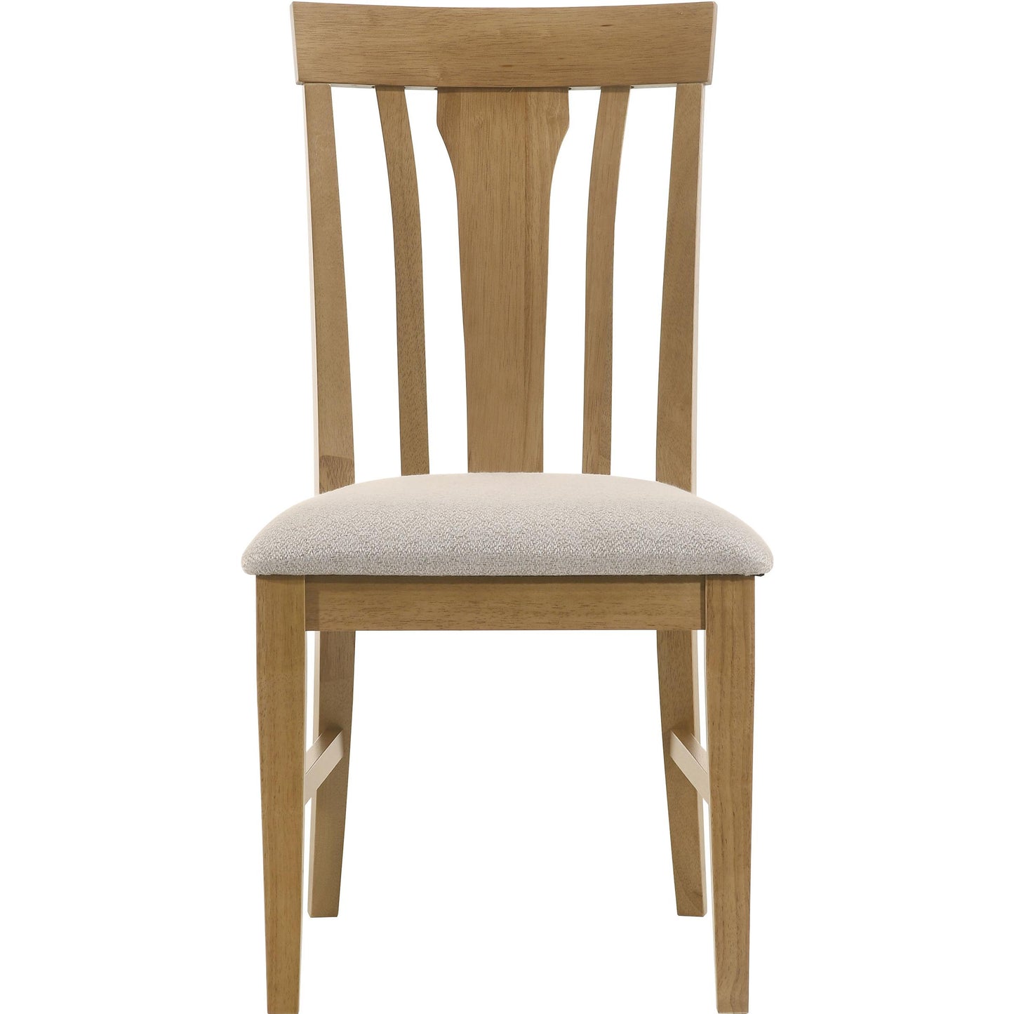  Coaster Furniture Hartville 109462 Set of 2 Dining Side Chair - Natural Light Brown IMAGE 4