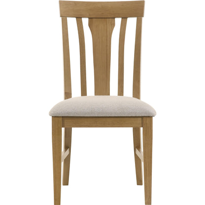  Coaster Furniture Hartville 109462 Set of 2 Dining Side Chair - Natural Light Brown IMAGE 4