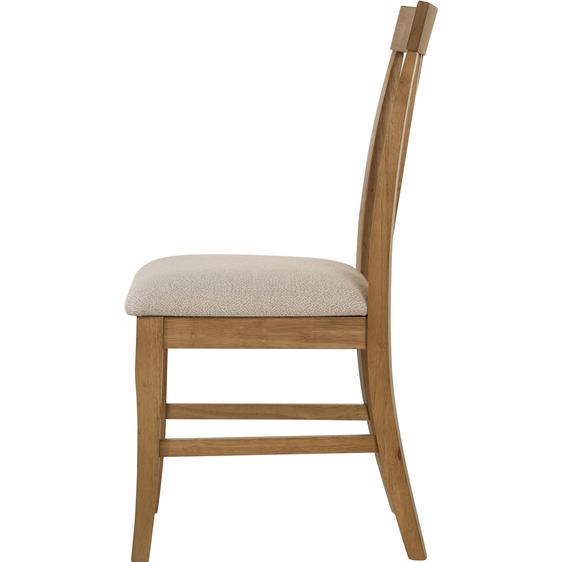  Coaster Furniture Hartville 109462 Set of 2 Dining Side Chair - Natural Light Brown IMAGE 6