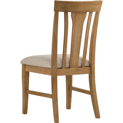  Coaster Furniture Hartville 109462 Set of 2 Dining Side Chair - Natural Light Brown IMAGE 7