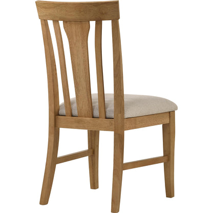  Coaster Furniture Hartville 109462 Set of 2 Dining Side Chair - Natural Light Brown IMAGE 8