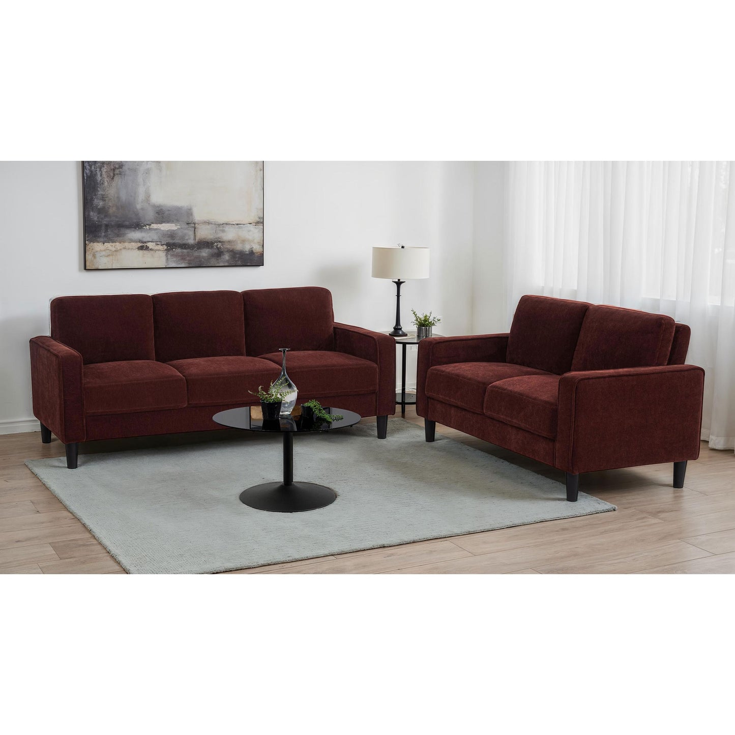  Coaster Furniture Ruth Stationary Fabric Loveseat 511212 IMAGE 8